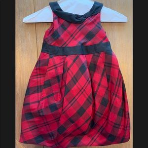 *SILK* Janie and Jack plaid dress * Dry Cleaned!!